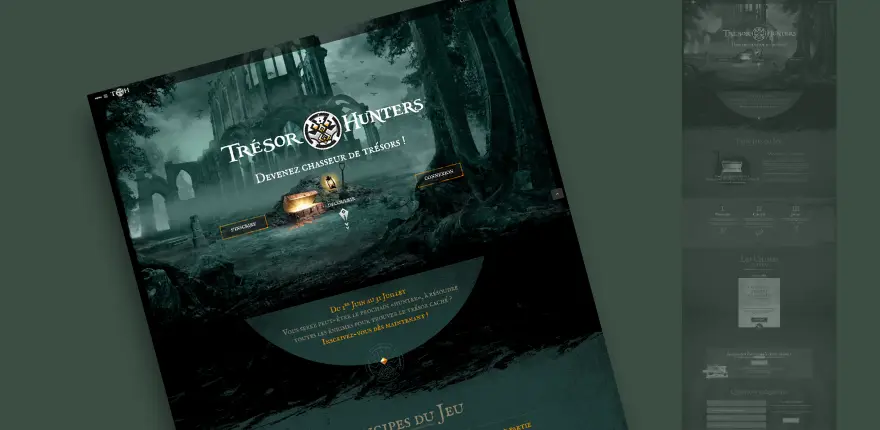 Trésor Hunters : Une plateforme web de jeu privé  pour des chasses aux trésors